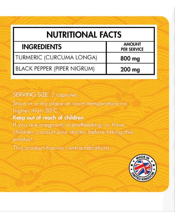Curcuma + Pimienta Negra 1000mg