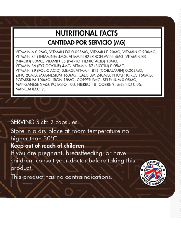 21 Esenciales multivitamínico-mineral 1000mg
