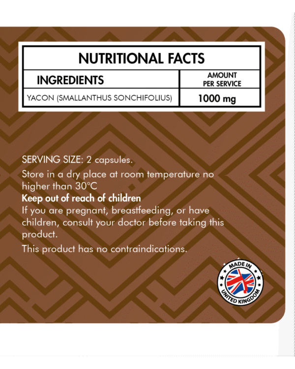 Yacón De los Andes 1000mg